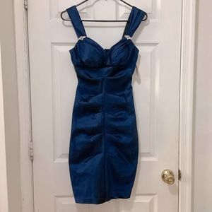 Dress Barn Navy Blue Cocktail Dress